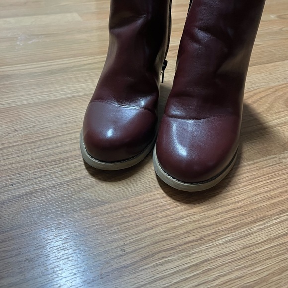EUC Sociology Dark Rum Booties - Picture 2 of 12